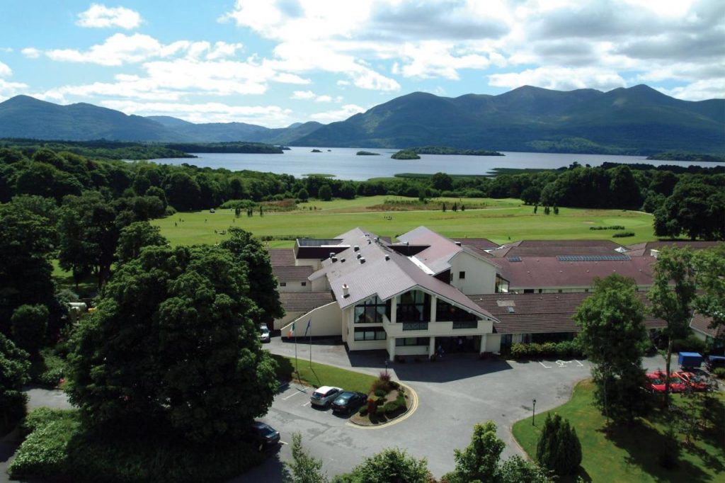 Castlerosse Park Resort for families on a lake in Ireland