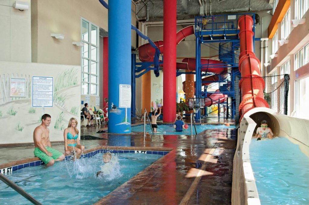 Dunes Village indoor waterpark hotel in USA
