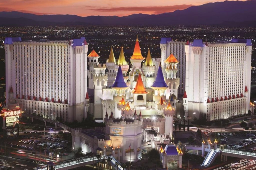 Excalibur family hotel in Las Vegas