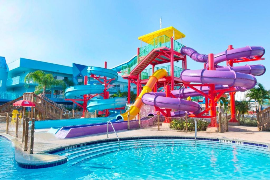 Flamingo Waterpark Resort for families in the US