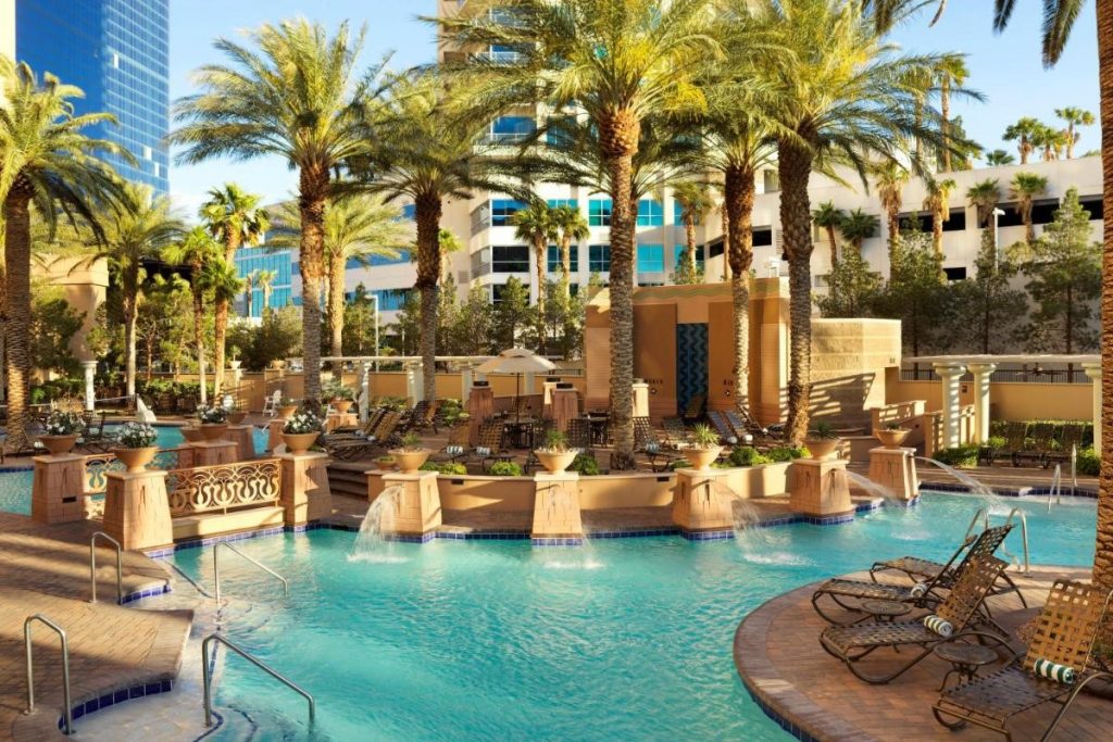 Hilton Grand Vacations Club on the Las Vegas Strip family friendly resort in Las Vegas